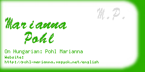 marianna pohl business card